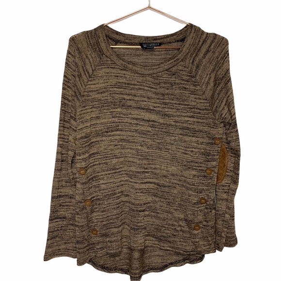 Sweet Wanderer Soft Knit Sweater w/ Side Buttons - Picture 3 of 11